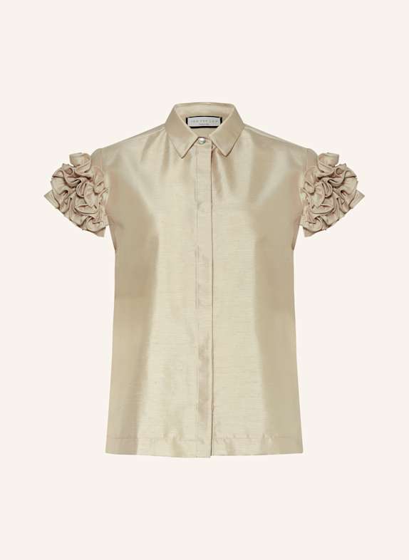 SEM PER LEI Hemdbluse mit Rüschen CREME