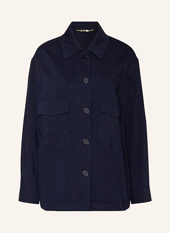 NVSCO Overjacket GIULIA mit Leinen DUNKELBLAU