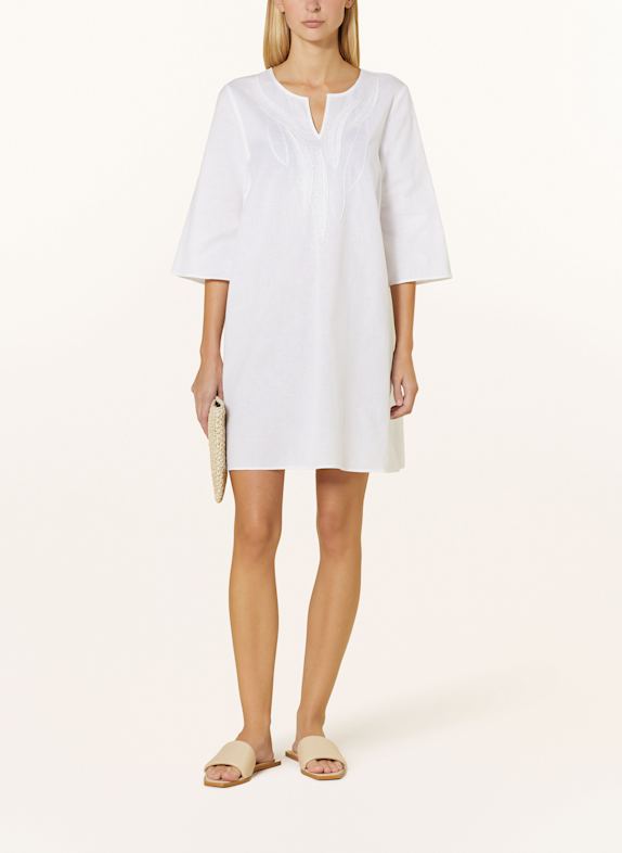 Charmline Tunic GENUINE TOUCH with 3/4 sleeves WHITE