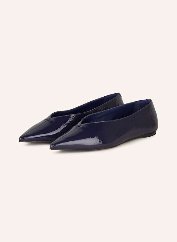 CARRANO Lackballerinas DUNKELBLAU