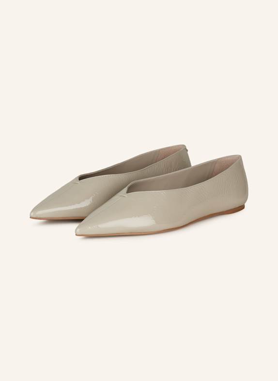 CARRANO Lackballerinas BEIGE