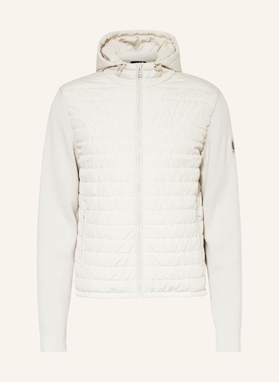 BELSTAFF Quilted jacket VERT in mixed materials CREAM
