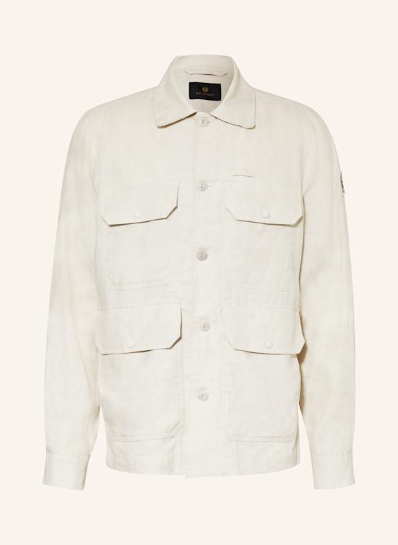 BELSTAFF Leinen-Overjacket CREME