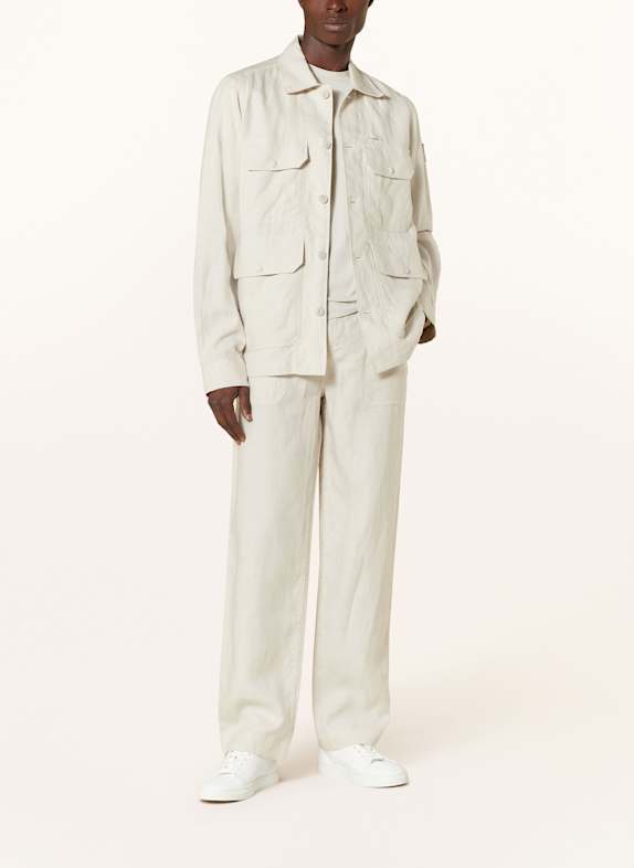BELSTAFF Leinen-Overjacket CREME
