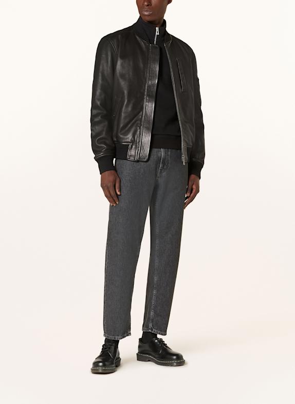 BELSTAFF Lederjacke MARKER SCHWARZ