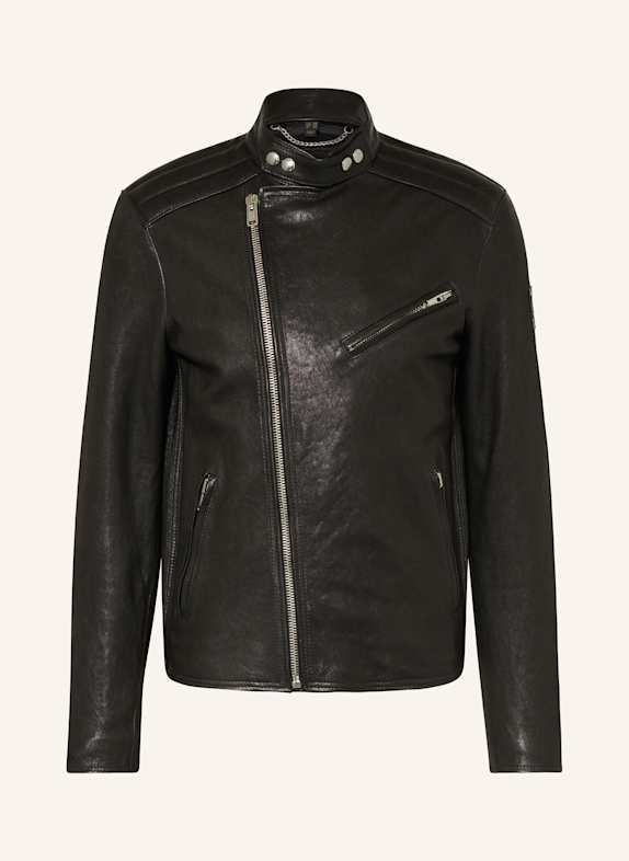 BELSTAFF Leather jacket OULTON BLACK