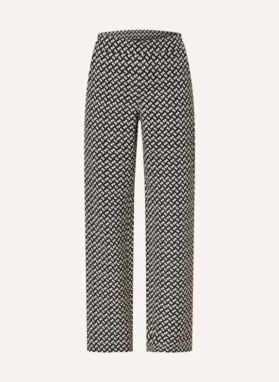 MAC Marlenehose CHIARA ECRU/ SCHWARZ