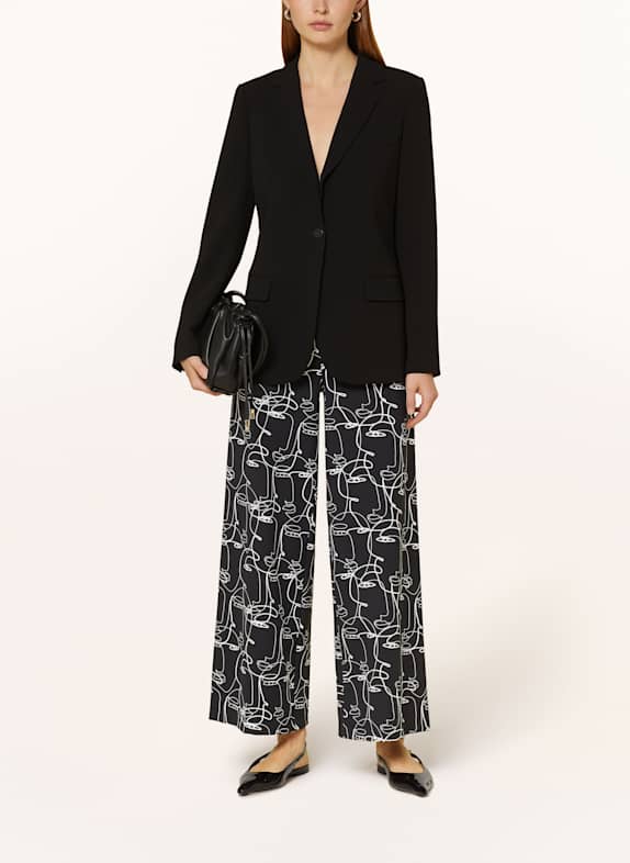 MAC Marlene broek FAYE ZWART / WIT