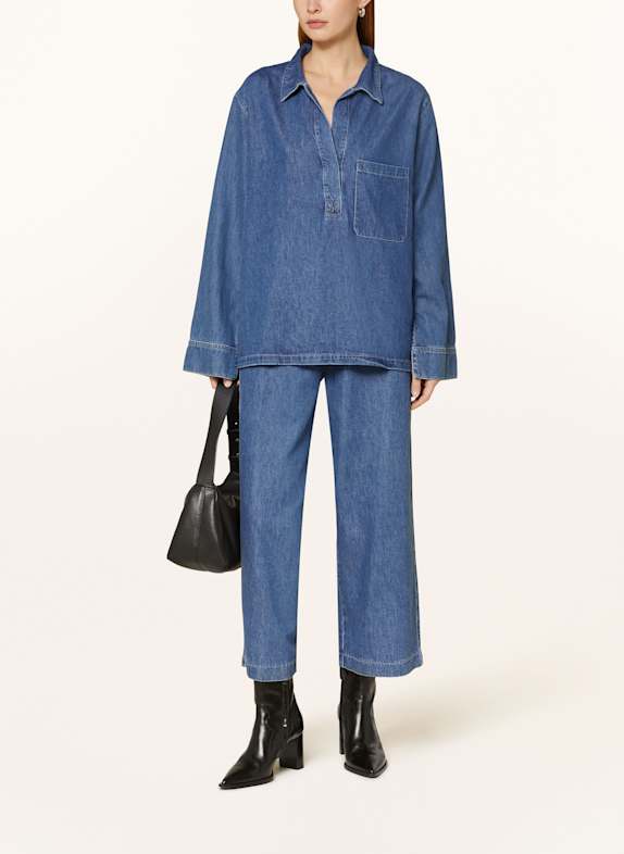 MAC spijkerblouse DONKERBLAUW