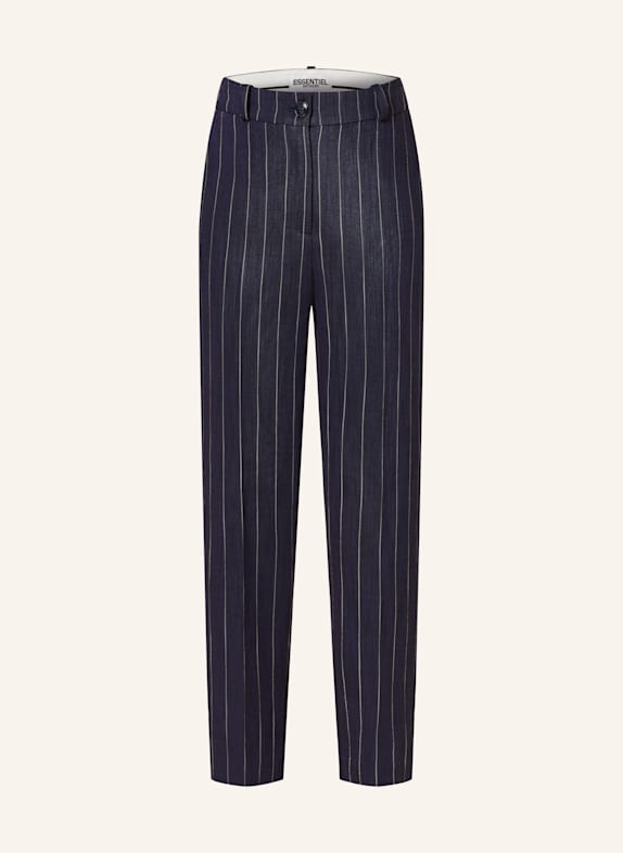 ESSENTIEL ANTWERP 7/8 trousers HOST DARK BLUE/ WHITE