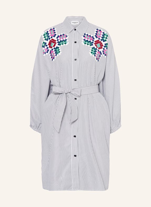 ESSENTIEL ANTWERP HAGITTARIUS dress with sequins BLACK/ WHITE