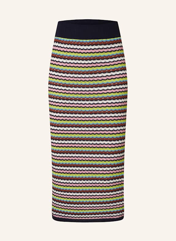 ESSENTIEL ANTWERP Strickrock HIMPACT DUNKELBLAU/ BRAUN/ ROSA