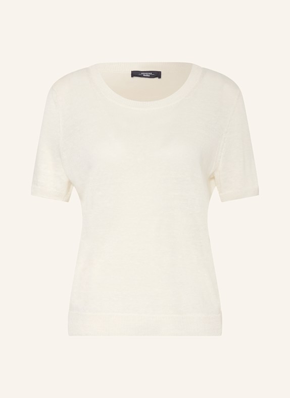 WEEKEND Max Mara Strickshirt PANCONE aus Leinen ECRU