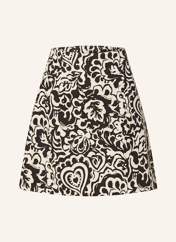 WEEKEND Max Mara LIGNANO skirt ECRU/ BLACK
