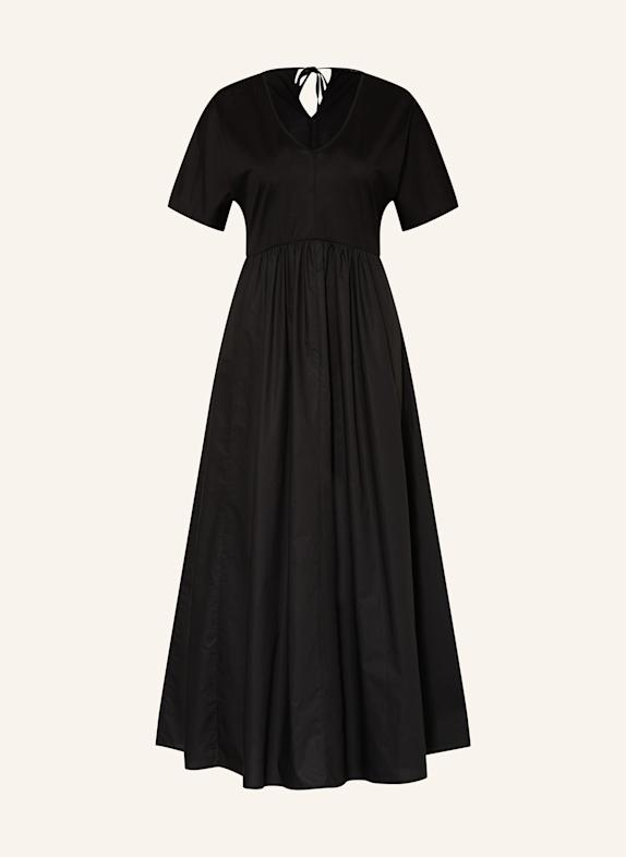 WEEKEND Max Mara Kleid BRONZO im Materialmix SCHWARZ