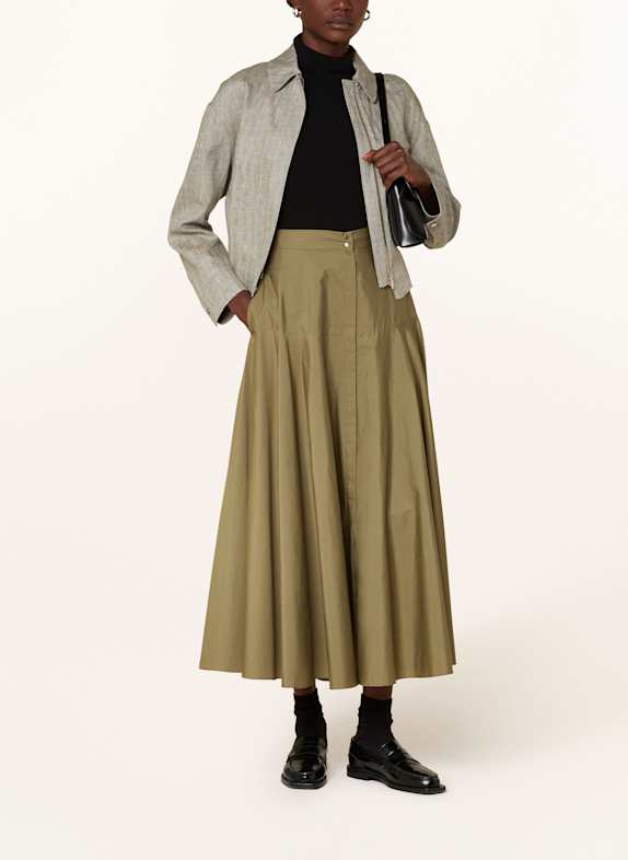 Max Mara STUDIO Rok OXIRIA KAKI