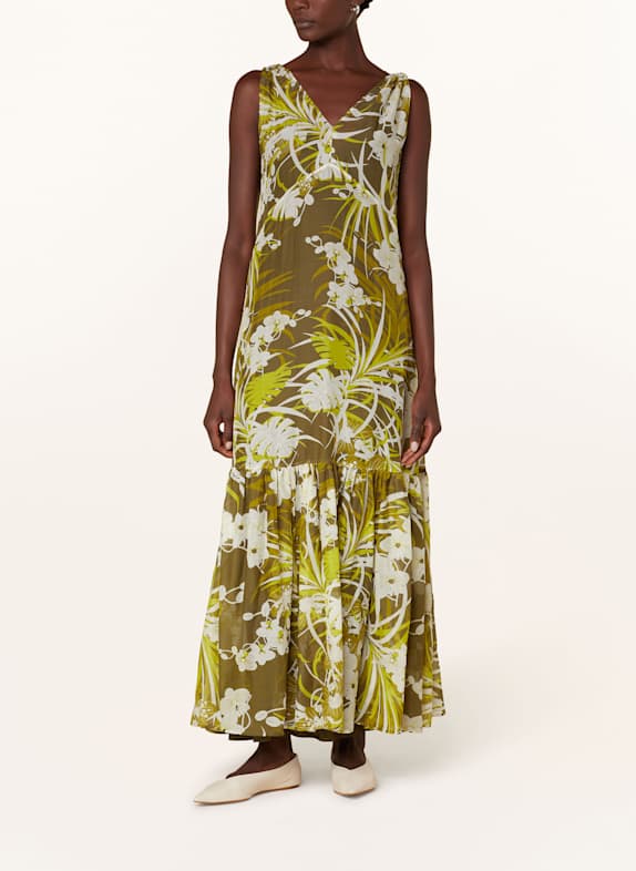 Max Mara STUDIO Kleid ACCA KHAKI/ HELLGRÜN