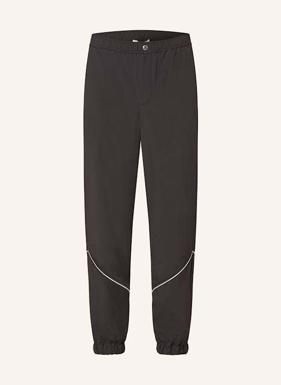 MAISON KITSUNÉ Sweatpants mit Galonstreifen SCHWARZ