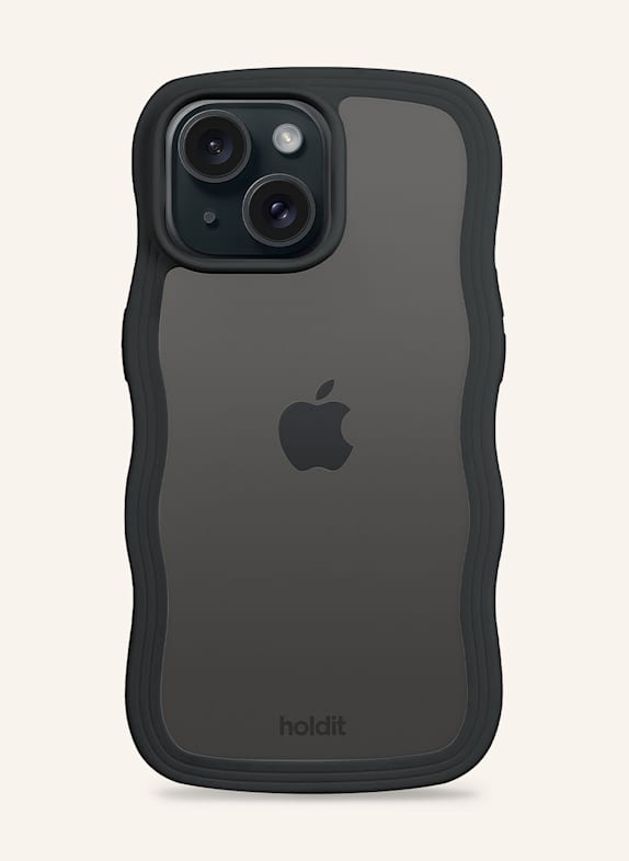 holdit Smartphone-Hülle WAVY SCHWARZ