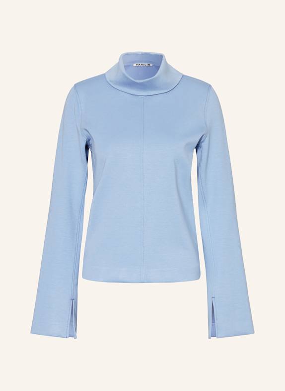 VANILIA Rollkragenshirt BLAUGRAU