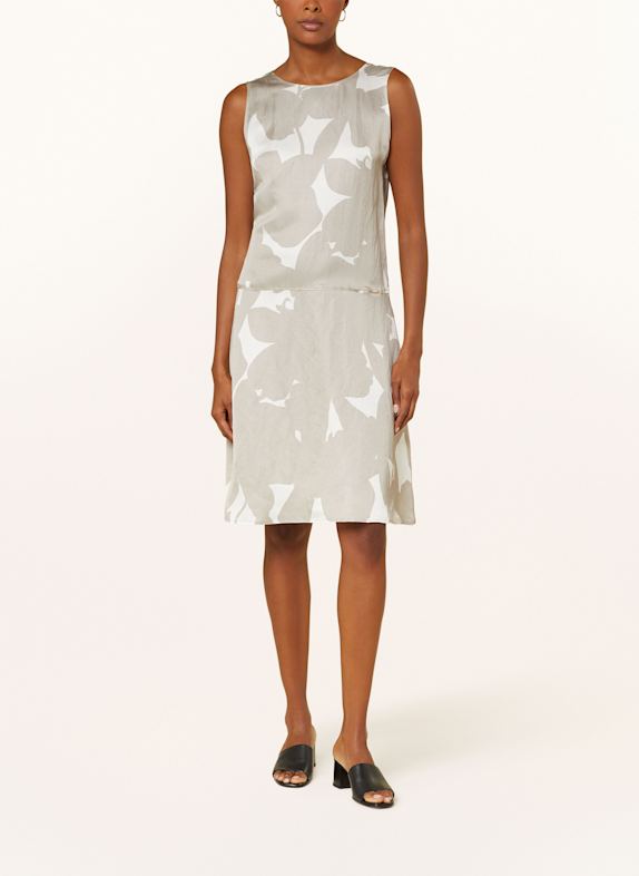 CINQUE Kleid GRAU/ WEISS