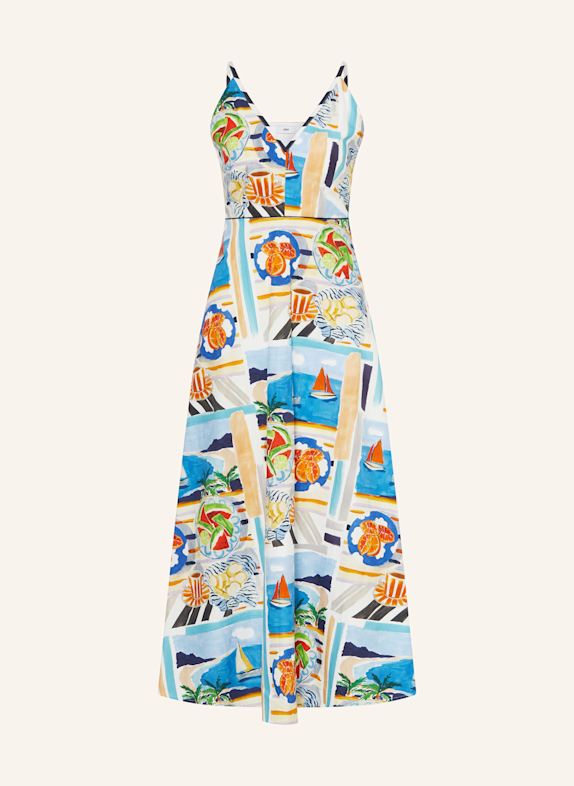 CINQUE Kleid CIDESANO WEISS/ BLAU/ ORANGE