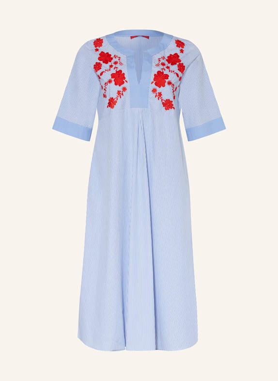 MARINA RINALDI SPORT Kleid OPOSSUM HELLBLAU/ WEISS/ ROT