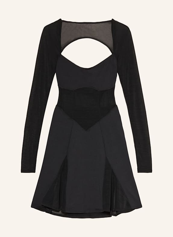 OW Collection Cocktailkleid SERENITY SCHWARZ