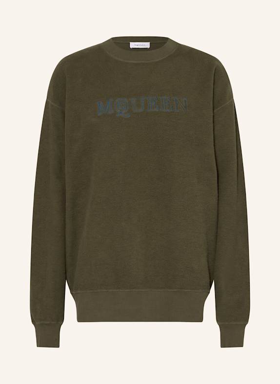 Alexander McQUEEN Oversized-Sweatshirt KHAKI