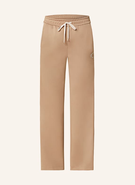 CAMBIO Pants AVRIL in jogger style COGNAC/ ECRU