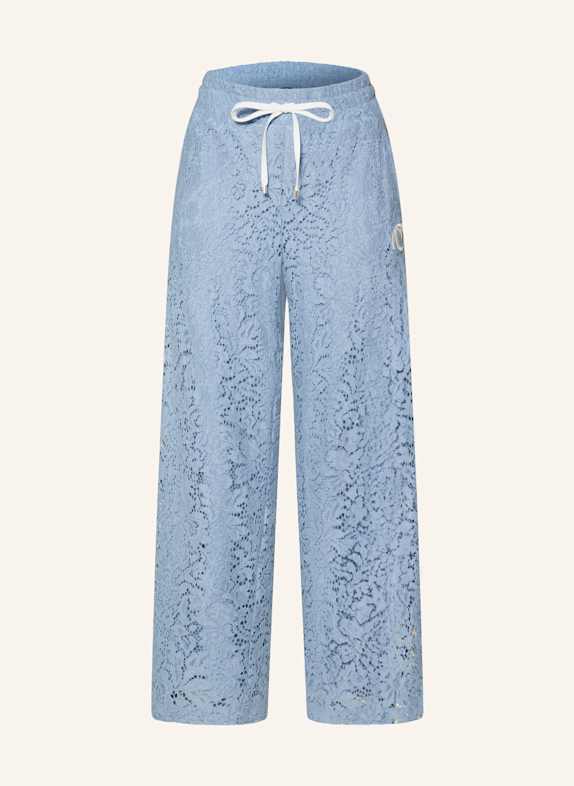 CAMBIO Marlenehose CLARA aus Spitze HELLBLAU