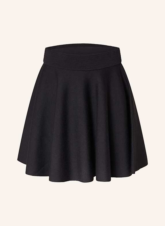 SANDRO Spódnica z dzianiny GRANATOWY