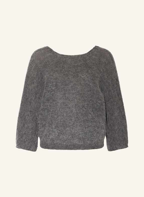 ba&sh Svetr ISAAC s mohérem TMAVĚ ŠEDÁ