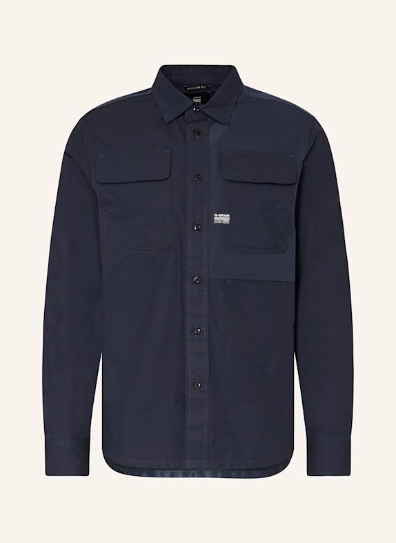 G-Star Overshirt Regular Fit DUNKELBLAU