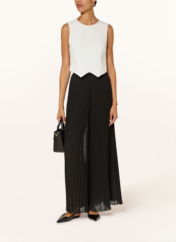 EMPORIO ARMANI Cropped blouse-top WIT