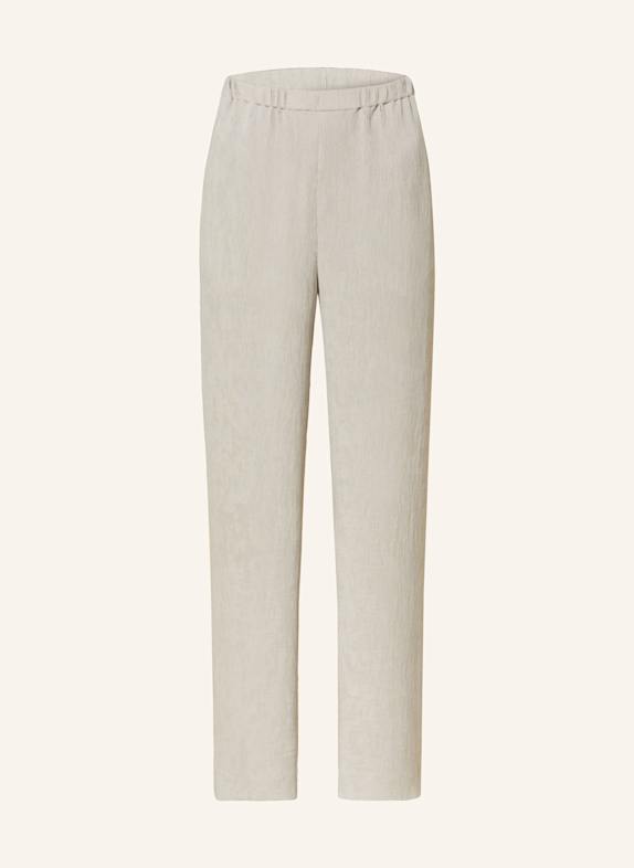 EMPORIO ARMANI Marlenehose HELLGRAU