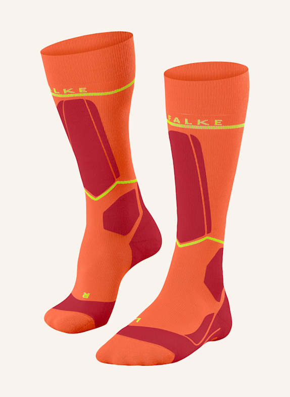 FALKE Tights SHAPING PANTY with shaping effect ENERGIZING with merino wool 8036 flash orange