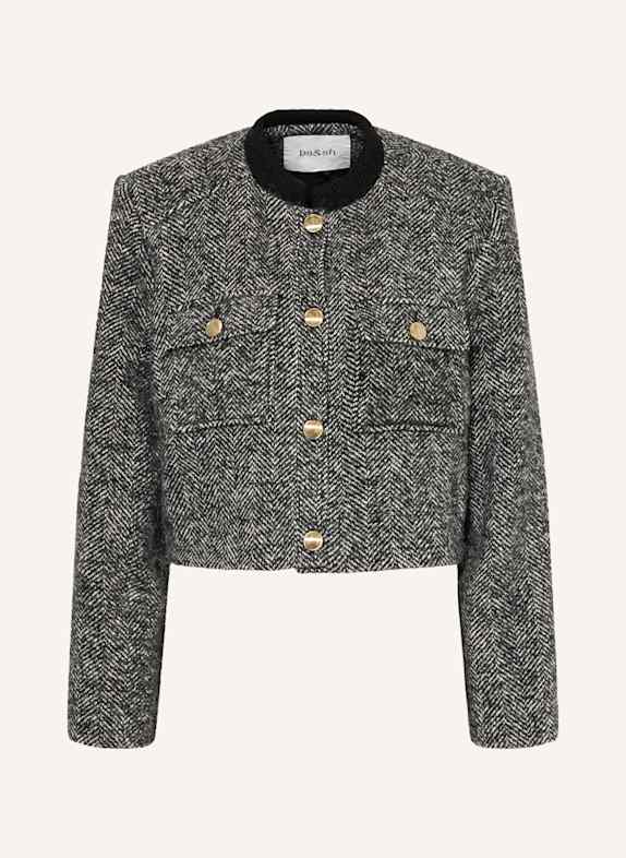 ba&sh Kastenjacke TALYA SCHWARZ/ WEISS