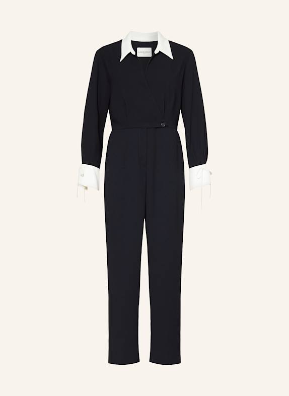 CLAUDIE PIERLOT Jumpsuit DUNKELBLAU/ WEISS