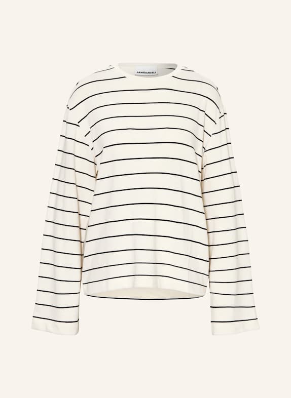 ARMEDANGELS Long sleeve shirt MARYNAA CREAM/ BLACK