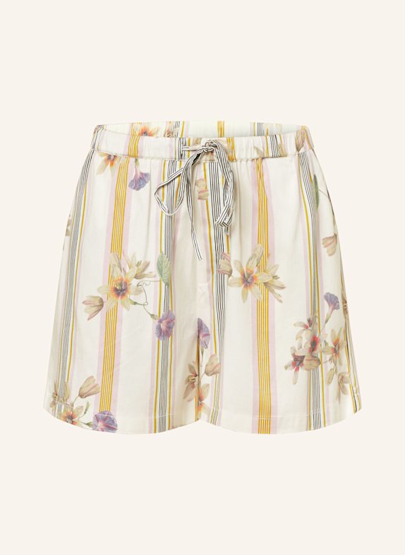 ESSENZA Schlafshorts KATHLEEN AMARE ECRU/ HELLLILA/ DUNKELGELB