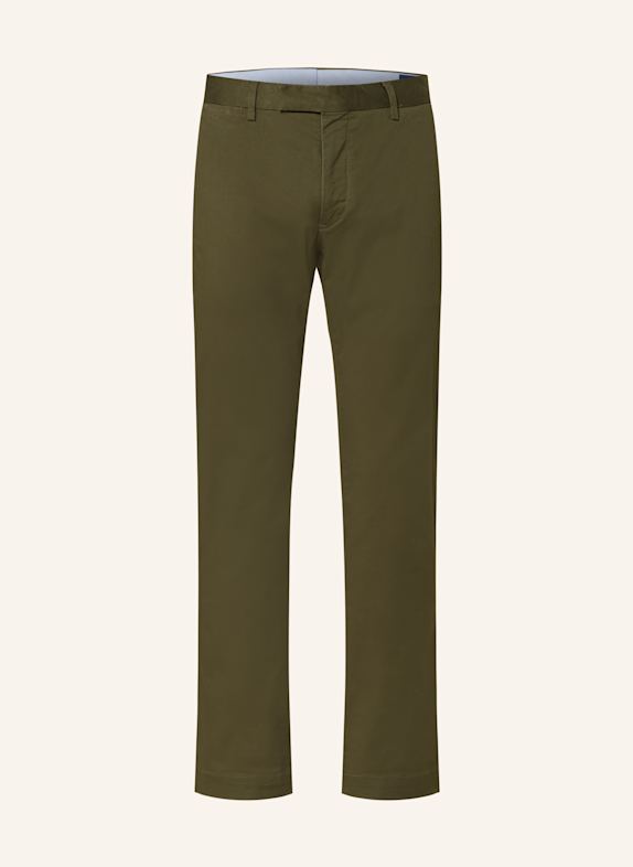 POLO RALPH LAUREN Chinosy slim fit OLIWKOWY