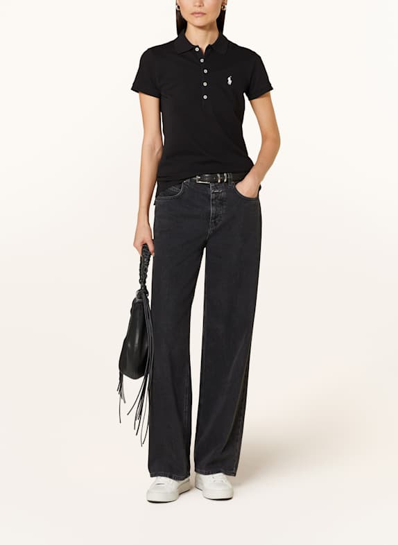 POLO RALPH LAUREN Piqué poloshirt ZWART