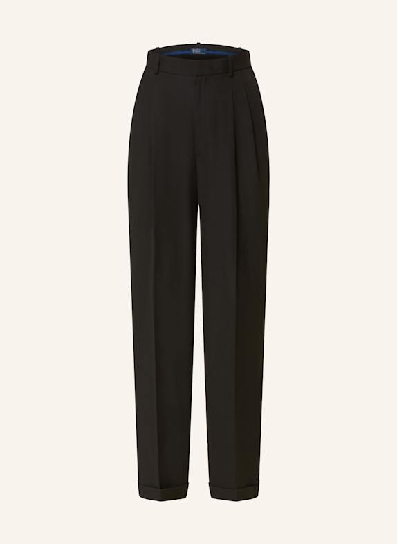 POLO RALPH LAUREN Trousers with tuxedo stripes BLACK