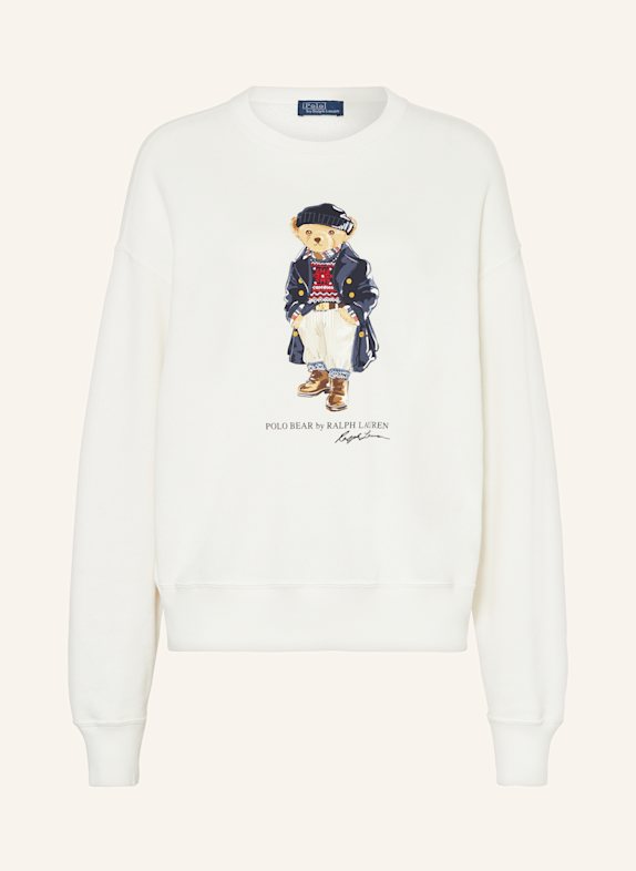 POLO RALPH LAUREN Sweatshirt CREME/ DUNKELBLAU/ BRAUN