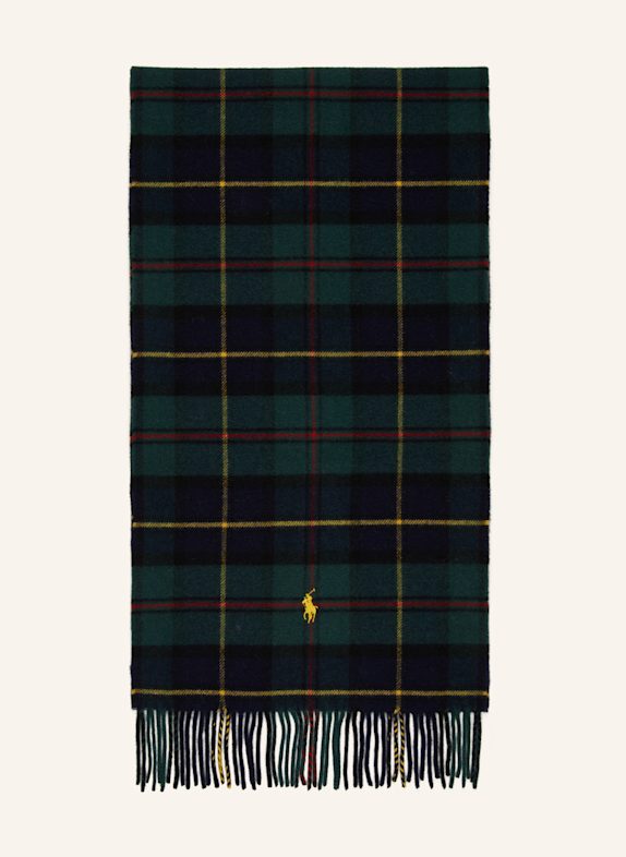 POLO RALPH LAUREN Schal DUNKELBLAU/ DUNKELGELB