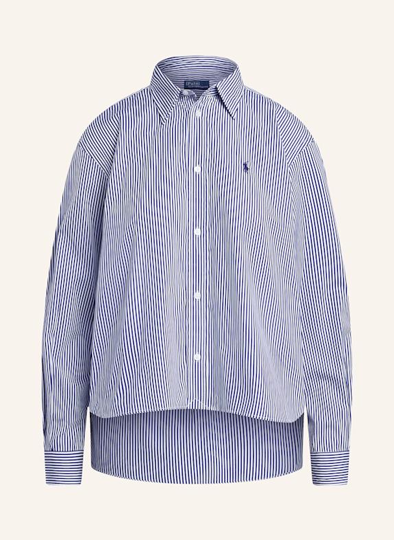 POLO RALPH LAUREN Hemdbluse WEISS/ DUNKELBLAU