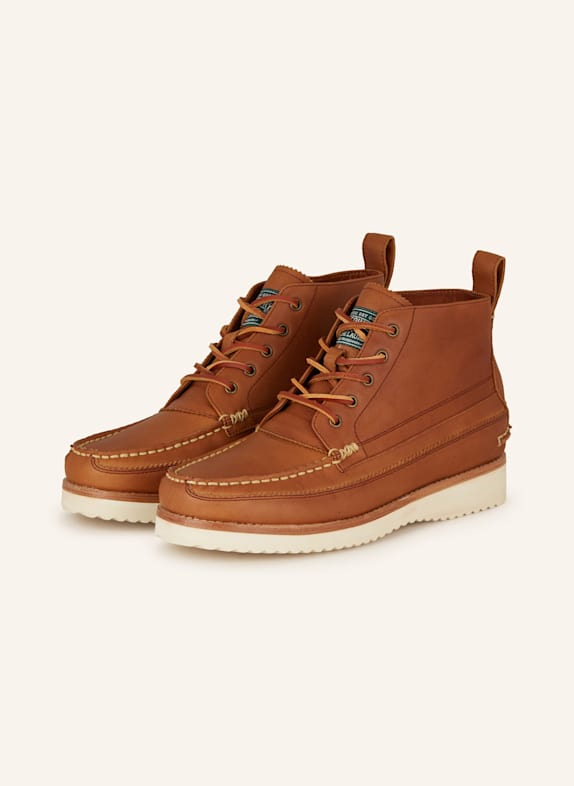 POLO RALPH LAUREN Lace-up boots COGNAC