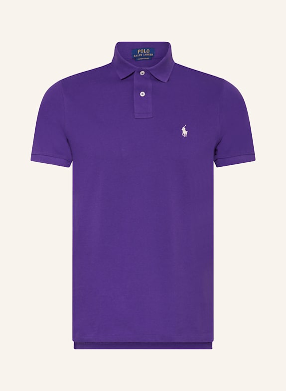 POLO RALPH LAUREN Koszulka polo z piki custom slim fit LILA