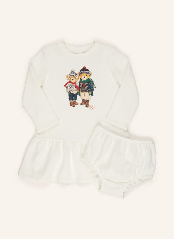 POLO RALPH LAUREN Set: Kleid und Hose WEISS